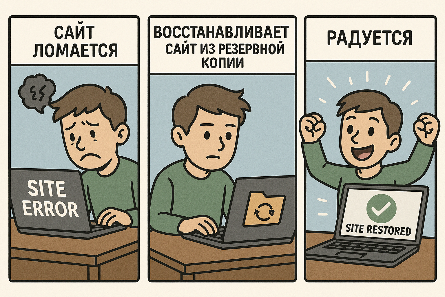 Настройка резервного копирования файлов